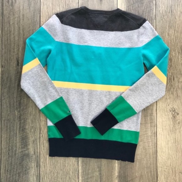 💖MEGA SALE💖Tommy Hilfiger Woman’s Long Sleeve Sweater Blue ALSU00253 - Picture 5 of 7